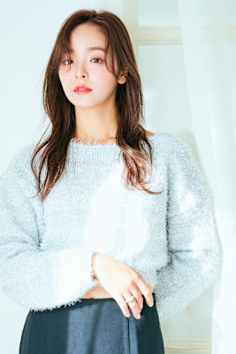 マロンブラウン大人ツヤウェーブ