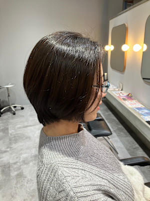 ショート×ボブ