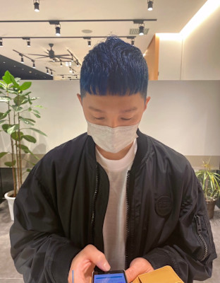 メンズ×クロップスタイルのイメージ画像