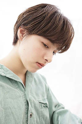 襟足すっきりショートボブ＊