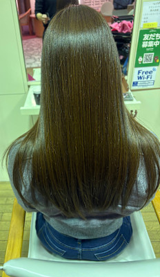 ★グレージュカラー×うる艶トリートメント