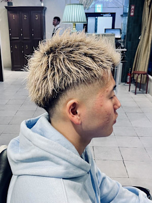 【20代 男性】ロンドンハイトーンフェード（大宮/バーバー）