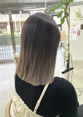 knit×グラデーションカラー