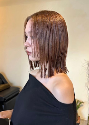 knit×暖色カラー