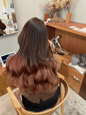 《花屋併設》ピンクグラデーション