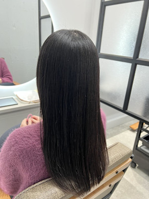 縮毛矯正ストレートヘア