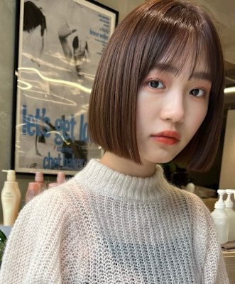 #ボブ #切りっぱなしボブ #レイヤーボブ #くびれボブ 