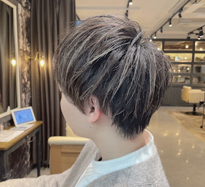 ナチュラルマッシュメンズショート