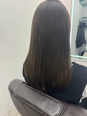 オリーブ/髪質改善トリートメント/透明感カラー