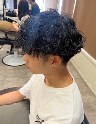 韓国メンズヘア/スパイラルパーマ/メンズカット