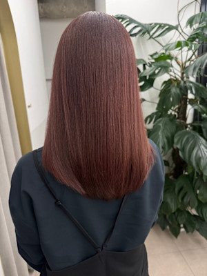 ライトブラウン/さら艶♪カラーエステ/髪質改善カラー