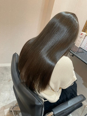 縮毛矯正/艶髪カラー/似合わせカット