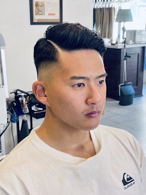 【20代 男性】ロンドン七三フェード（大宮/バーバー）