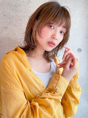 メルティーカラー/フェミニンロング/似合わせカット