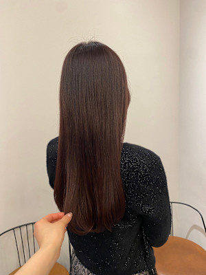 池袋/カラー/髪質改善/ピンクラベンダー/暖色カラー/レッド