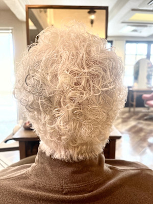 ふわふわグレイヘア