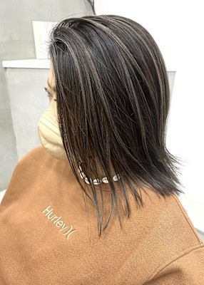 地毛ハイライト