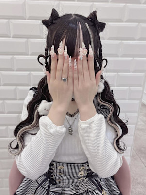 立体リボンハーフツイン×垂らしハート＊まゆ