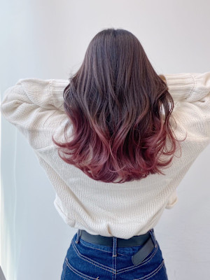 ピンクグラデーション