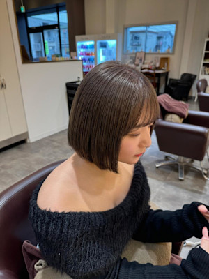 『ガーリースタイル』寒色系グレージュ