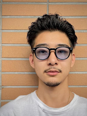 【大村指名】メンズカット/アップバング