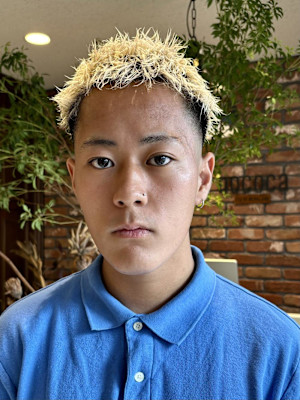 【大村指名】メンズカット/ブリーチ/ピンパーマ