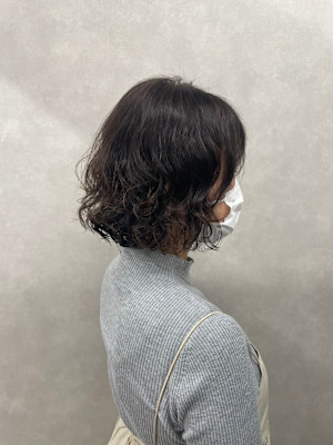  『ROW町田』ショート×パーマ