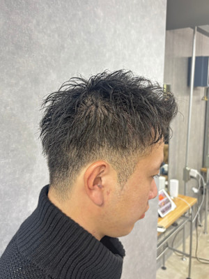 アップバングショート、刈り上げ、スパイキーショート、池袋