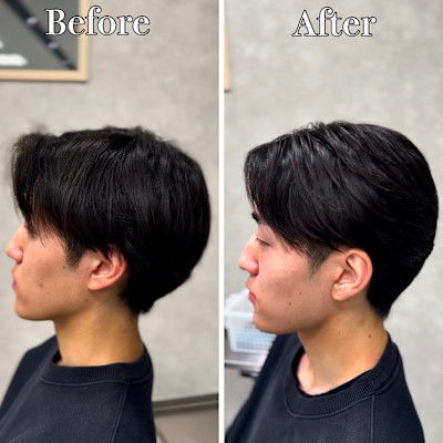 横浜”曲がる縮毛矯正ニュアンスメンズ縮毛矯正
