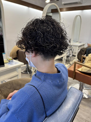 大人かわいい/くしゃっとパーマ/プードルパーマ