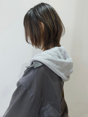 レイヤーカット/ミディアムレイヤー/ハッシュカット