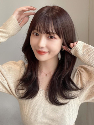 フェミニンロング/メルティカラー/レイヤー/似合わせカット 