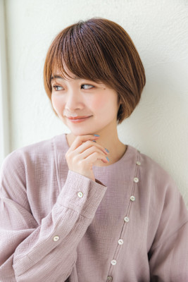 丸みショートボブ