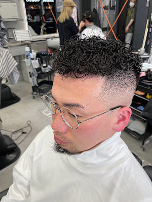 クロップパーマ