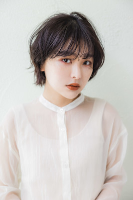 短め × パーマ大人ショート