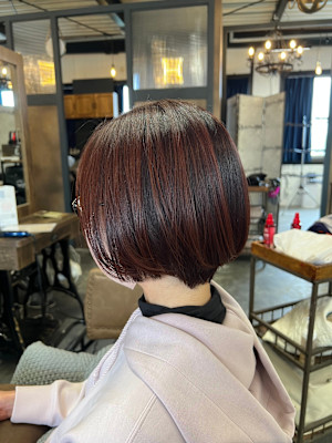 ブリーチ無しで作るデザインカラー☆