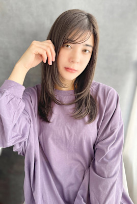 20代30代40代　ミセス透明感小顔くびれレイヤーロング