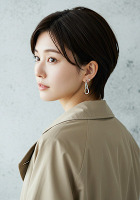 30代40代50代ハンサムショート髪質改善根元パーマ白髪染め