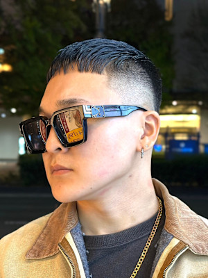 ヒロ銀座 仙台西口店×ベリーショート×フェード