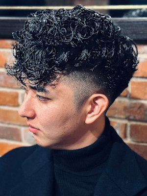 ヒロ銀座 仙台西口店×ツーブロック×スペインカール