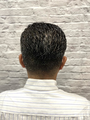 ツーブロックで作るオールバックスタイル