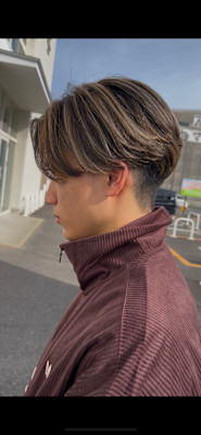 メンズ　フェザーパーマ　ニュアンスパーマ