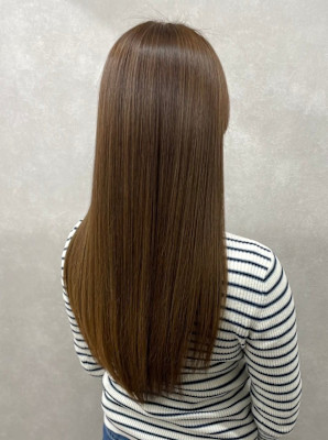 美髪髪質改善トリートメント/似合わせカット/フェミニンロング