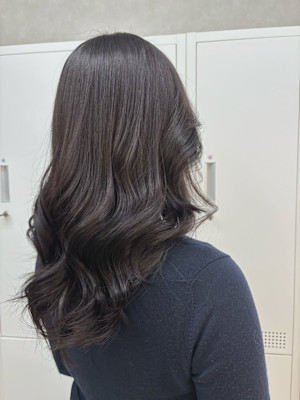 美髪髪質改善トリートメント/似合わせカット/フェミニンロング