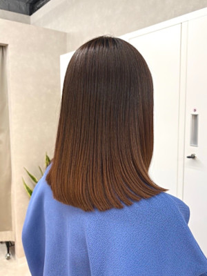 美髪髪質改善トリートメント/似合わせカット/フェミニンロング