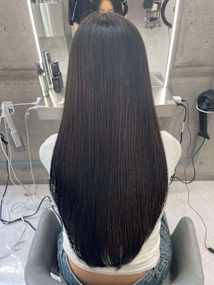 しっとり艶髪カラー