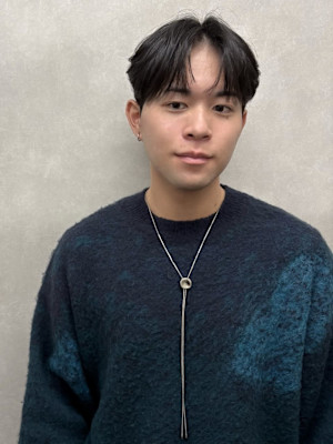 ダウンパーマ/韓国風カット/髪質改善サロンセンターパート