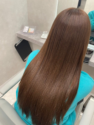 美髪髪質改善トリートメント/似合わせカット/フェミニンロング