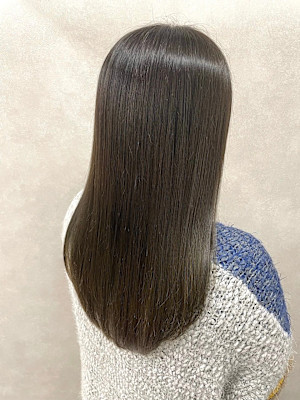 美髪髪質改善トリートメント/似合わせカット/フェミニンロング