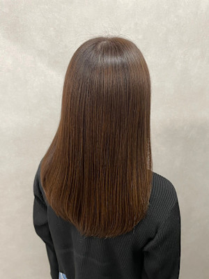 美髪髪質改善トリートメント/似合わせカット/フェミニンロング